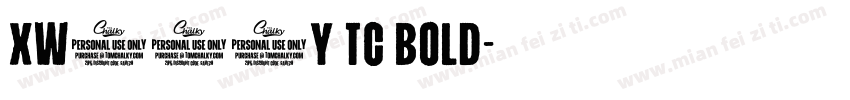 XW975Y TC Bold字体转换